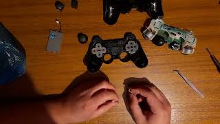 Re-assembling a broken PS3 controller