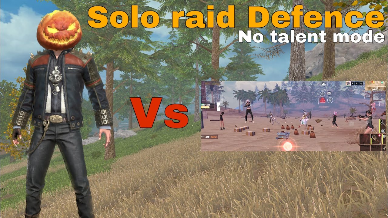 1 vs 10 Raid Defence without talent mode - Last island of survival 