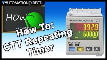 How to Setup a Repeating Timer Function (CTT) from AutomationDirect
