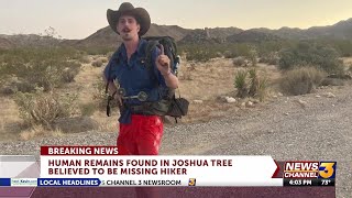 Remains found in Joshua Tree National Park believed to be hiker missing since April 2023