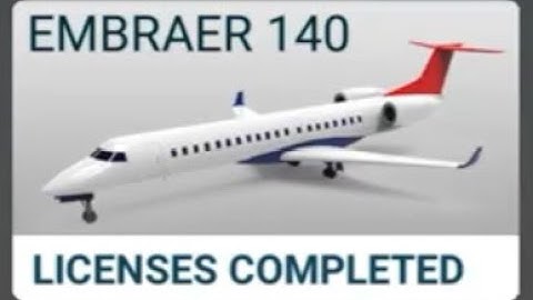 Airline Commender EMBRAER 140 all Licenses (A-F) Walkthrough