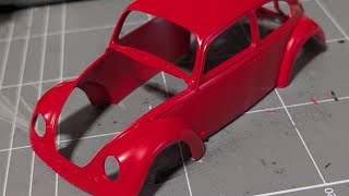 Live scale modelling; creating a Red Baron VW Beetle. Join me at the bench!