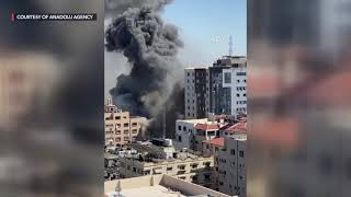 Israel destroys building which contains offices for Al Jazeera, Associated Press