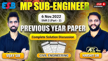 MP Vyapam Sub-Engineer PYQ