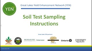 Great Lakes YEN: How to collect and submit a soil sample