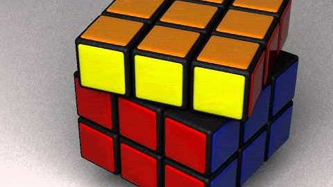 3D Animated Puzzle Cube