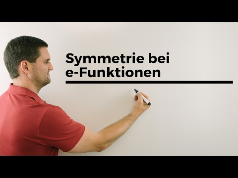 Symmetrie bei e-Funktionen, Exponentialfunktion | Mathe by Daniel Jung