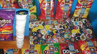 Abriendo Sabritas/Ruffles/Doritos y Cheetos con tazos de pacman