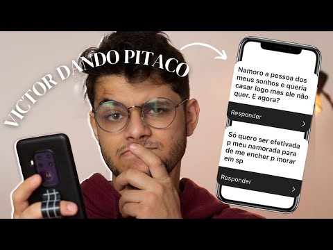 VICTOR DANDO PITACO #4 - FUGIR DO NAMORADO, PROBLEMAS NO TRABALHO, BOY DOS SONHOS | Tabatha Cuzziol