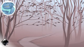 Landscape with tree trunks in Inkscape
