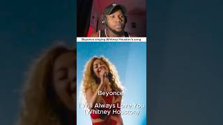 Beyoncé singing Whitney Houston’s song #beyounce #whitneyhoustonsongs