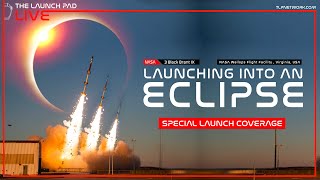 REPLAY! NASA 3 Rocket Eclipse Launch