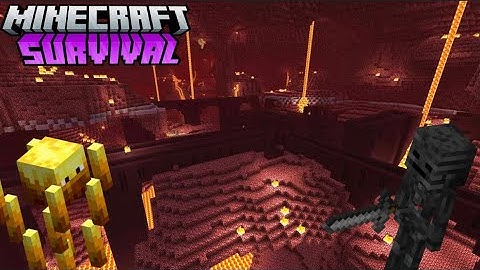 Minecraft Nether Only Challenge Part 2, Nether Fortress