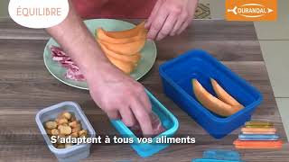 Vidéo: BOITES EQUILIBRE PLIABLES HERMETIQUES LOT DE 4