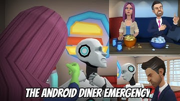 The Android Diner Emergency #paulandvicky #plotagon #kinemaster #powerdirector #plotagonunites
