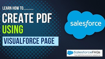 Generate PDF using Visualforce page in Salesforce |  Create custom pdf using Visualforce