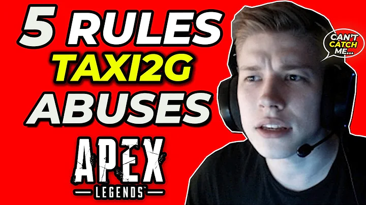 5 Rules TAXI2G ABUSES In Apex Legends Most Players NEVER Use!
