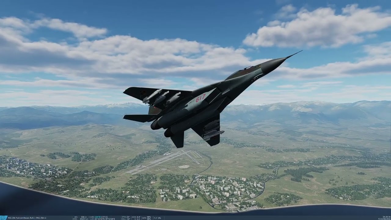 DCS MiG-29A | Fulcrum im Bodeneinsatz | Gameplay ohne Kommentar