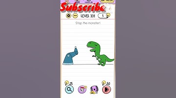 BRAIN TEST LEVEL 331, Stop the monster 👹!