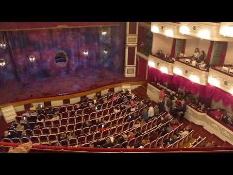 Малый театр в Москве.Сцена на Ордынке