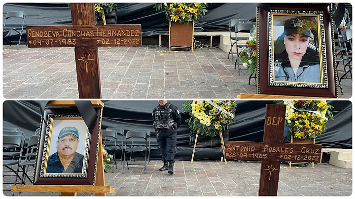 Homenaje de cuerpo presente a Genobeva Conchas y A...