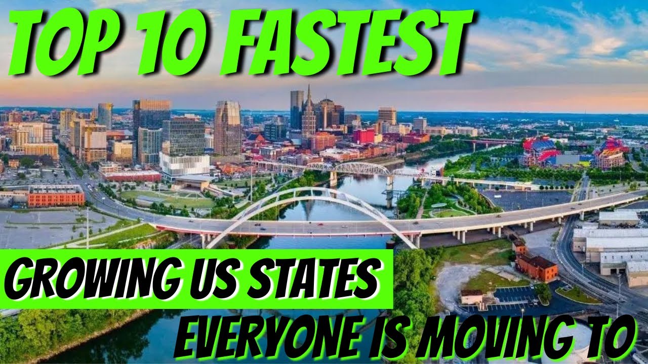 Top 10 Fastest Growing U.S. Cities Everyone is Moving to - YouTube