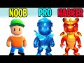 NOOB vs PRO vs HACKER in Stumble Guys