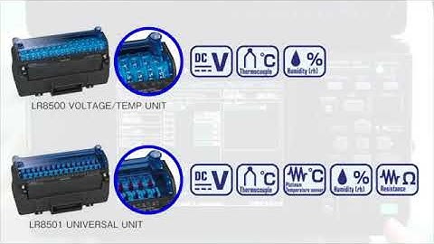 Multi-channel Handheld Data Logger | Memory HiLOGGER LR8400 Series - Hioki