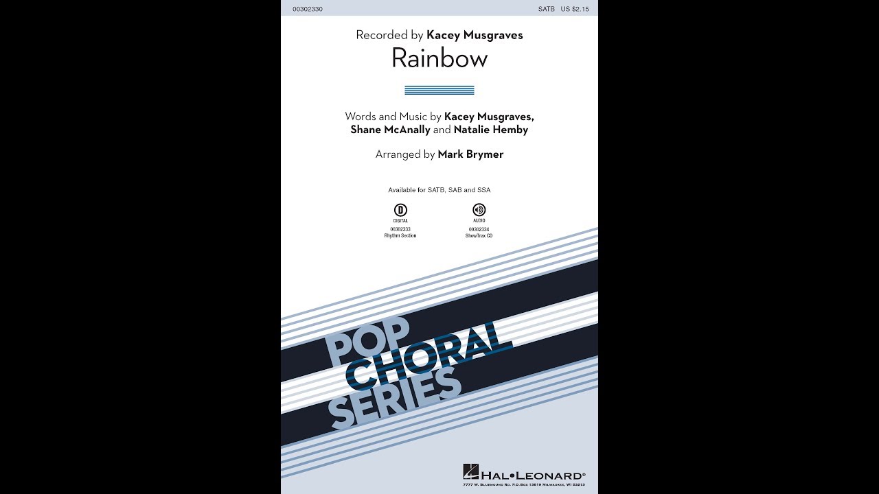 Rainbow - Pop Choral Series | Hal Leonard Online