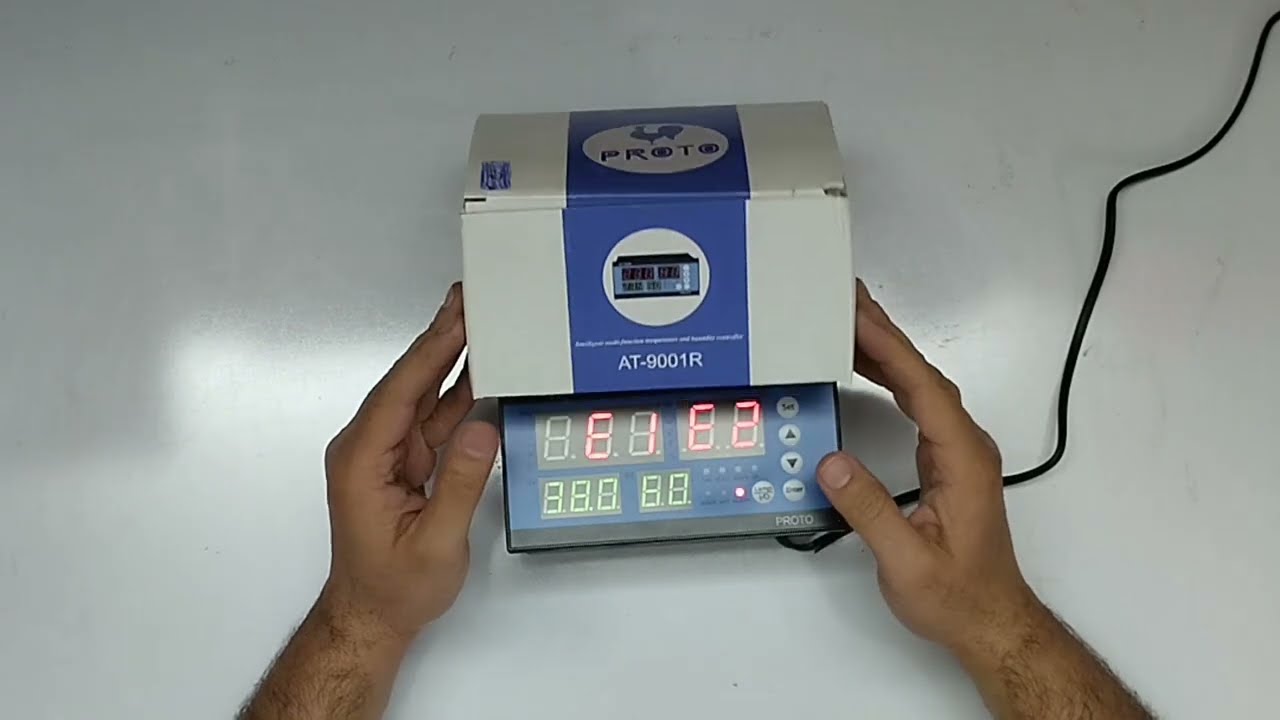 طريقة ربط وبرمجة متحكم بروتو AT 9001R