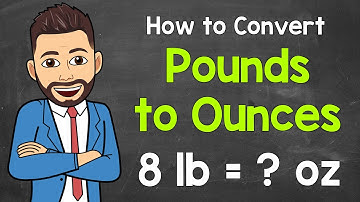 How to Convert Pounds to Ounces | Math with Mr. J