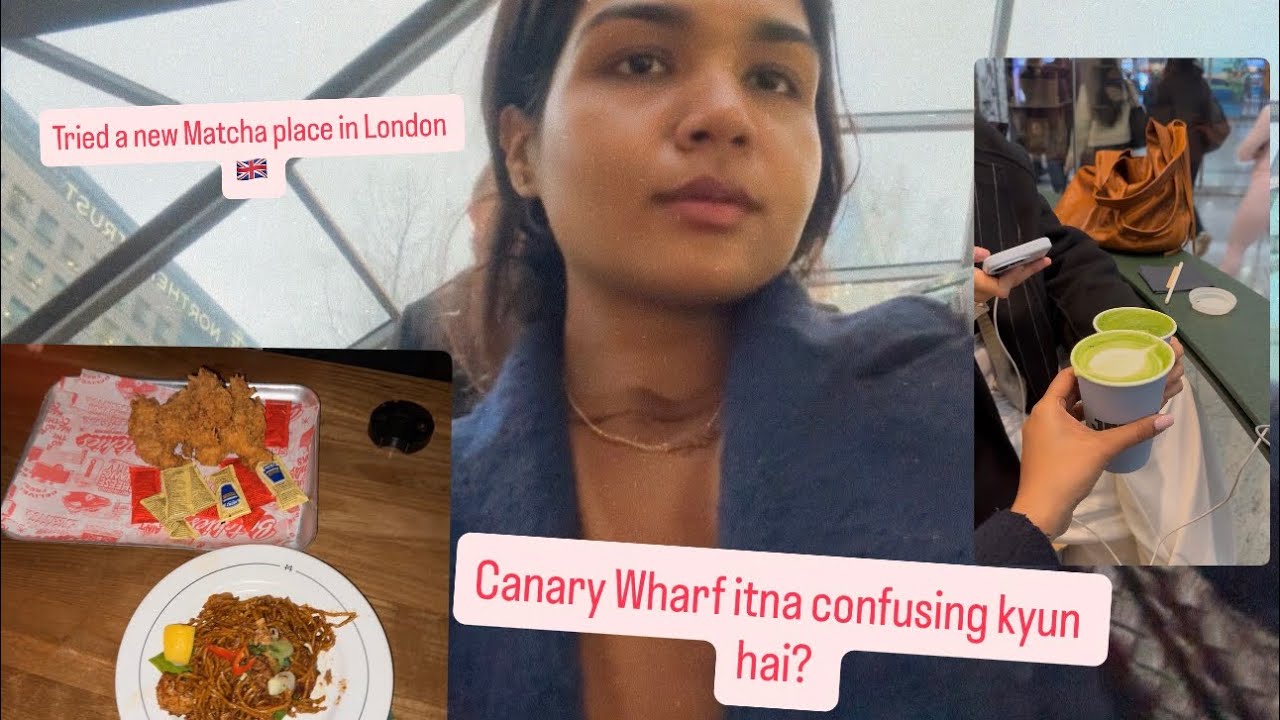 Malaysian food kaisa tha? Tried one of the best Matcha 🍵 latte in London 🫣 Was it worth it?😱