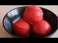 Strawberry Sorbet Recipe with Kitchenif Ice Cream Maker