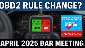 Smog Check Rules CHANGING! Is Your Car Ready? OBD2 Rule Change? No More Monitor Exemptions!