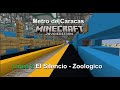 Metro de Caracas Minecraft 1.20, Línea 2, El Silencio - Zoologico, Con musica durante el Viaje