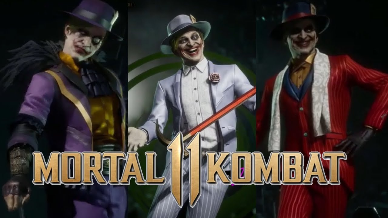 Mortal Kombat 11 All Joker Gear and Skins