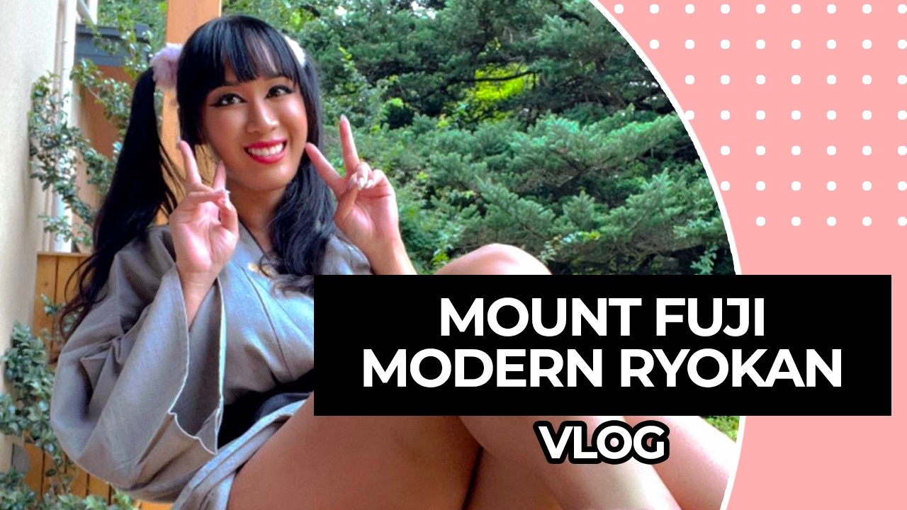 Mt. Fuji Ryokan (with PRIVATE ONSEN) | Yamanashi, Japan 2024 VLOG