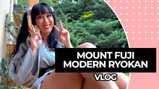 Mt. Fuji Ryokan (with PRIVATE ONSEN) | Yamanashi, Japan 2024 VLOG