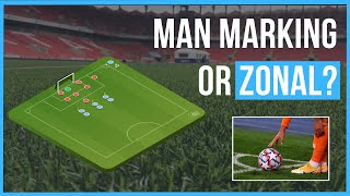Man marking, or zonal marking (Defending corners) - Stuart Reid