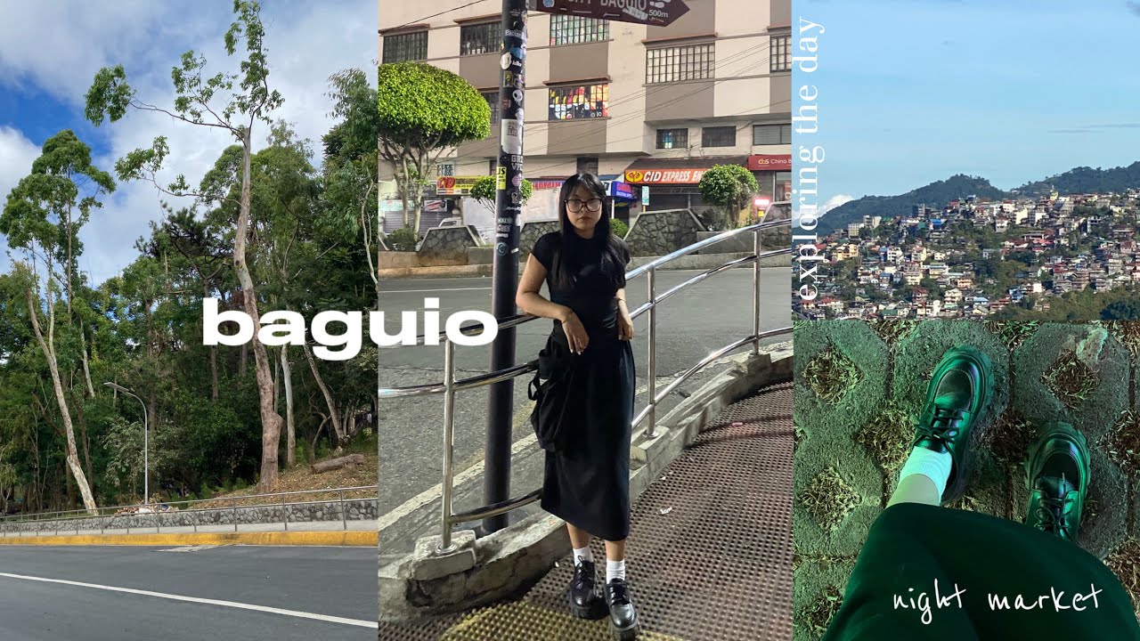 come with me to baguio 🍓❄️night market, eating, shopping