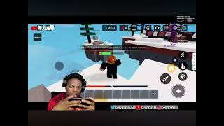 Ishowspeed gets banned from Roblox Bedwars for exploiting.