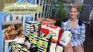 Making ROCKY ROAD + Grocery Haul - Large Family of 18