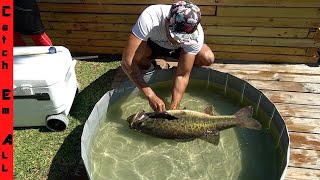 SHAMU FINALLY RETURNS! **MY BIGGEST FISH By WEIGHT in DOG POND!**