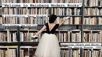 Welcome to Weinberg Modern Books – a bibliophilic #RearWindow  | Homage to #AlfredHitchcock