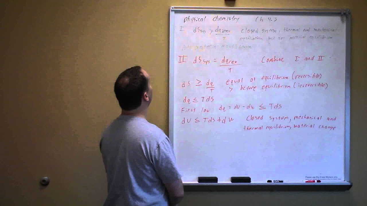 Physical Chemistry chapter 4 sections 1 to 4 - YouTube
