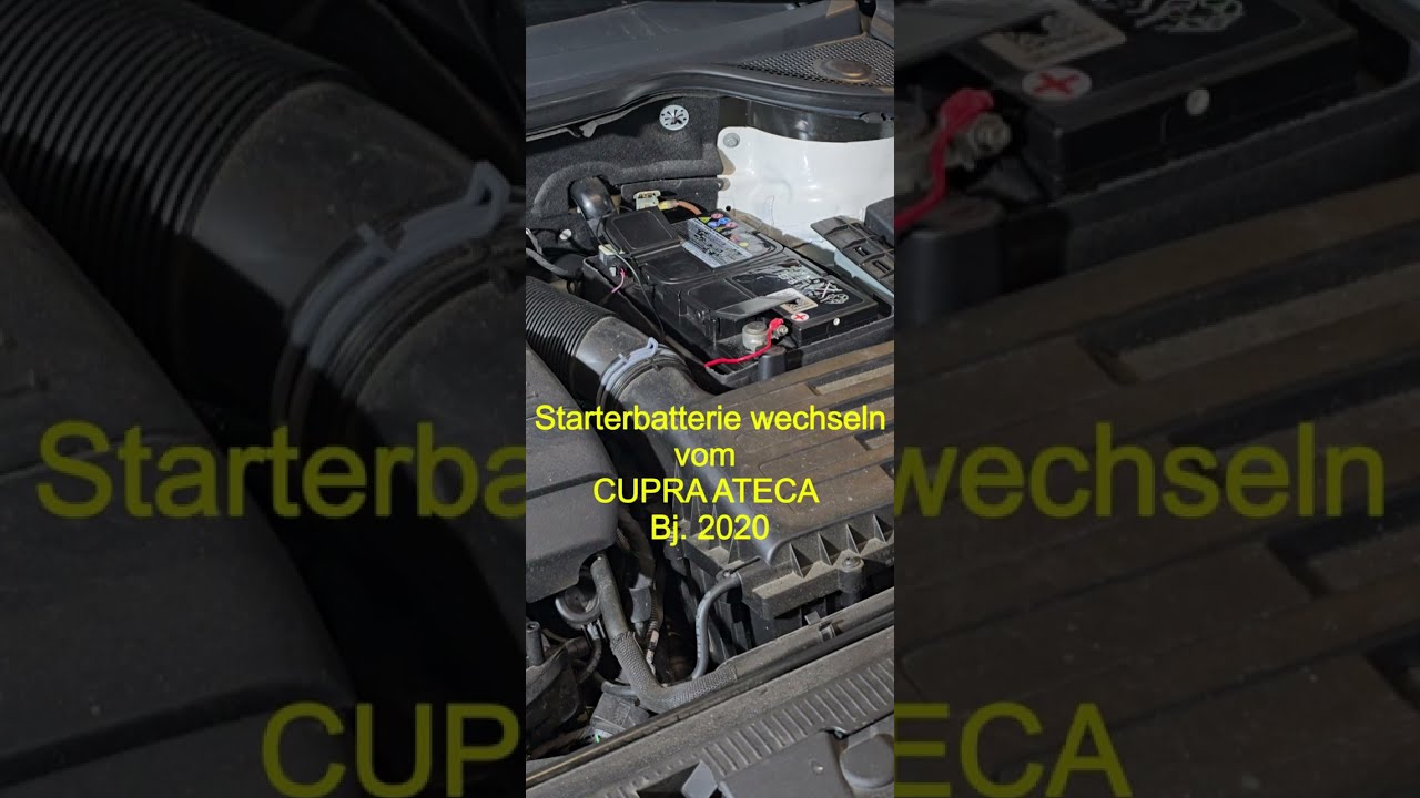 Cupra Ateca Bj. 2020 Starterbatterie wechseln und anlernen