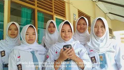 TUGAS VIDEO INFORMATIKA | DAMPAK SOSIAL INFORMATIKA