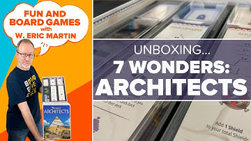 Unboxing 7 Wonders: Architects — Fun & Board Games with WEM