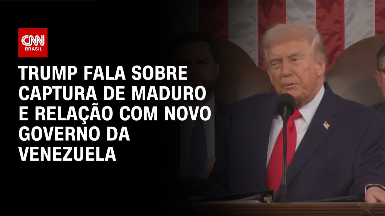 Em discurso, Trump fala sobre captura de Maduro e relação com novo governo da Venezuela | CNN BRASIL