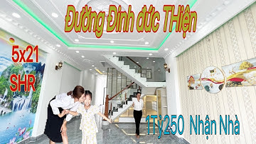 Chỉ Có 1 Căn Duy Nhất 5x21 1Trệt 1 Lầu 4 PN 2 w cách Chợ Bình Chánh 2km Trục Đường Đinh Đức Thiện ✅